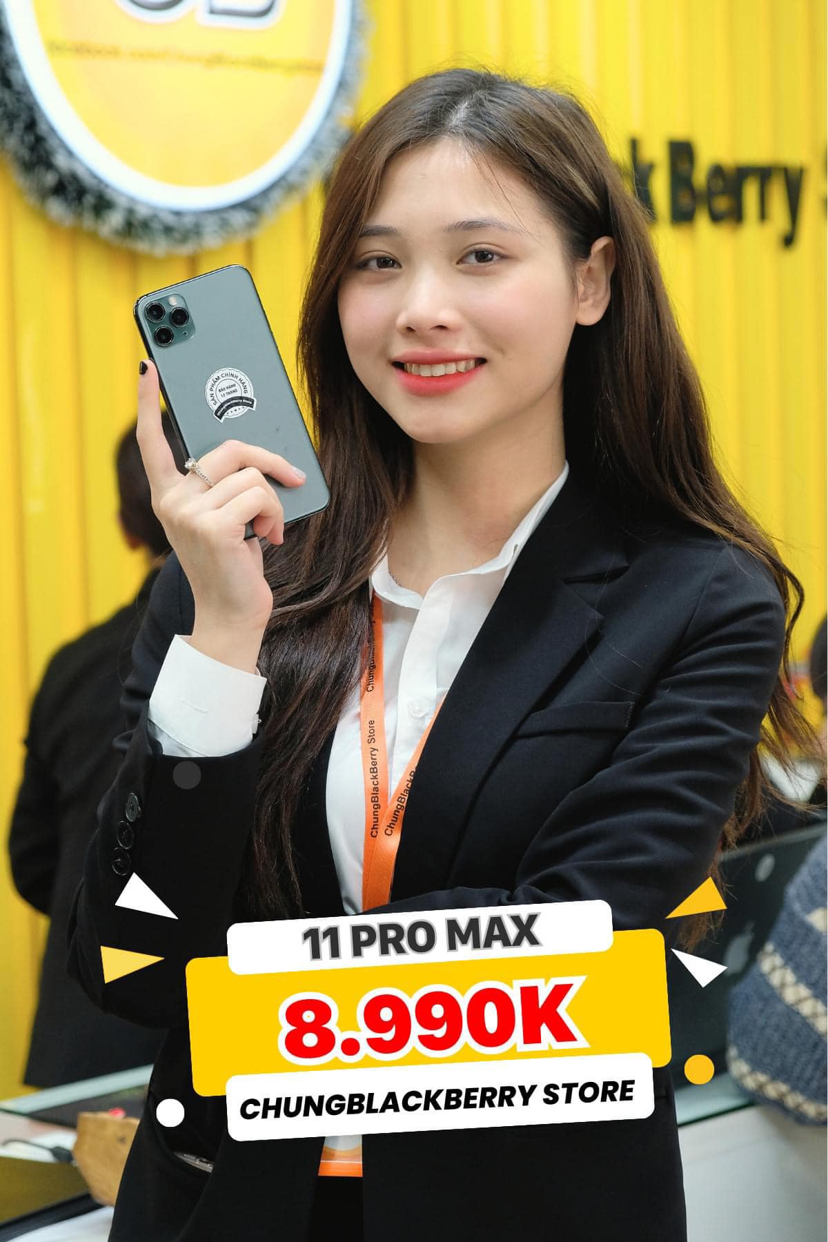 Lý do nên chọn mua iPhone 11 Promax cũ Thái Nguyên tại Chungblackberry Store