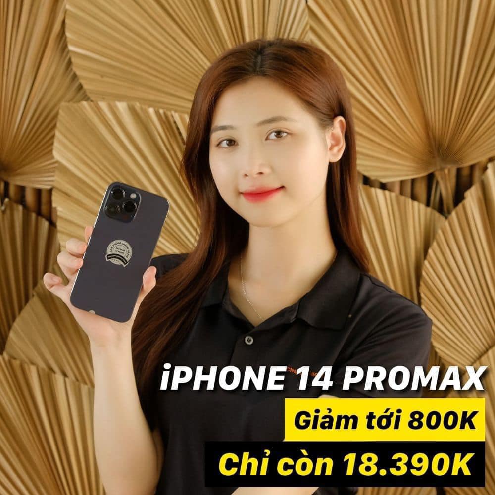 Mua iPhone 14promax cũ Thái Nguyên chính hãng, giá tốt, bảo hành uy tín