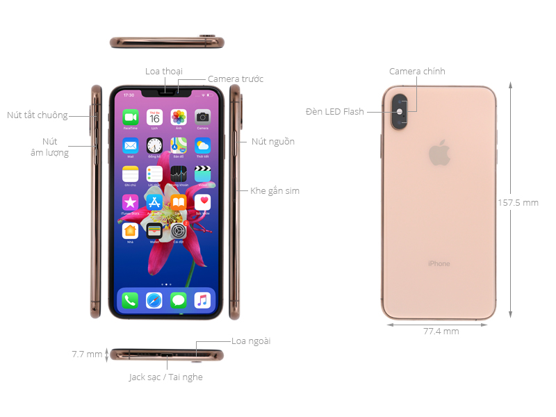 Thông số iPhone Xs Max chi tiết