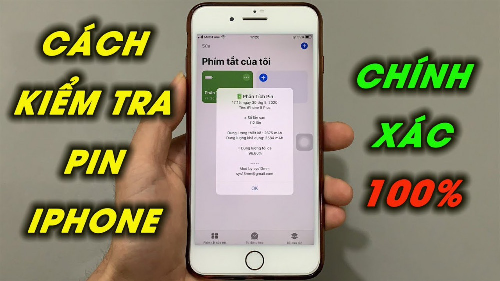 Kiêm tra Pin trên iPhone 11 Promax