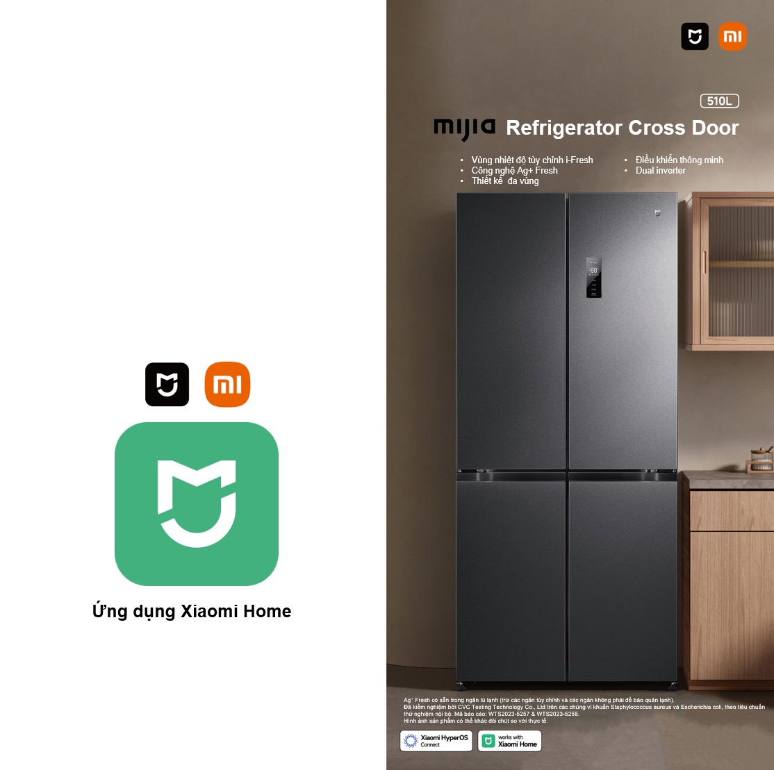Tủ Lạnh Xiaomi Mijia Refrigerator Cross Door 510L – Hàng Chính Hãng 1 screenshot 2025 08 18 174624