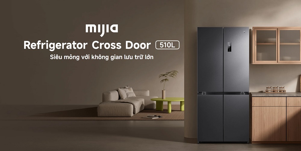Tủ Lạnh Xiaomi Mijia Refrigerator Cross Door 510L – Hàng Chính Hãng 2 tu lanh xiaomi thai nguyen