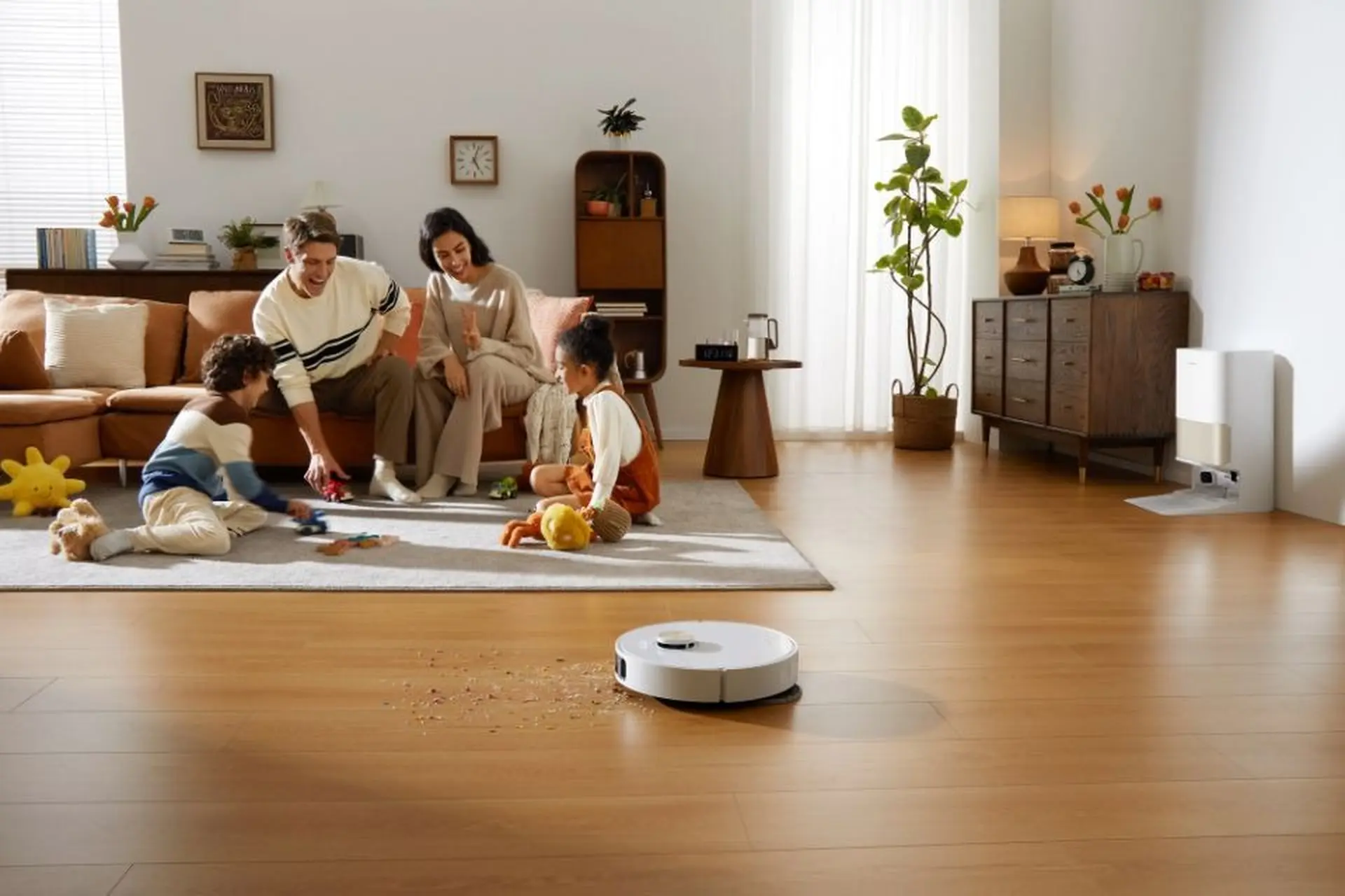 Robot hút bụi thông minh đáp ứng nhu cầu vệ sinh thường xuyên của các gia đình bận rộn