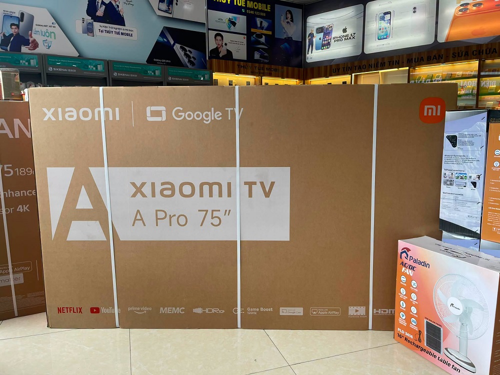Tivi Xiaomi 75 inch chính hãng Thái Nguyên – Trải nghiệm màn hình lớn có đáng tiền? 3 Tivi Xiaomi 75 inch phụ hợp với phòng rộng tại Thái Nguyên