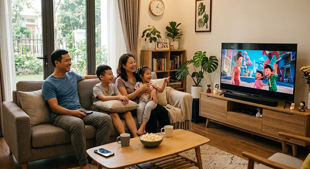 Tivi Xiaomi 50 inch chính hãng Thái Nguyên phù hợp với phòng khách vừa phải